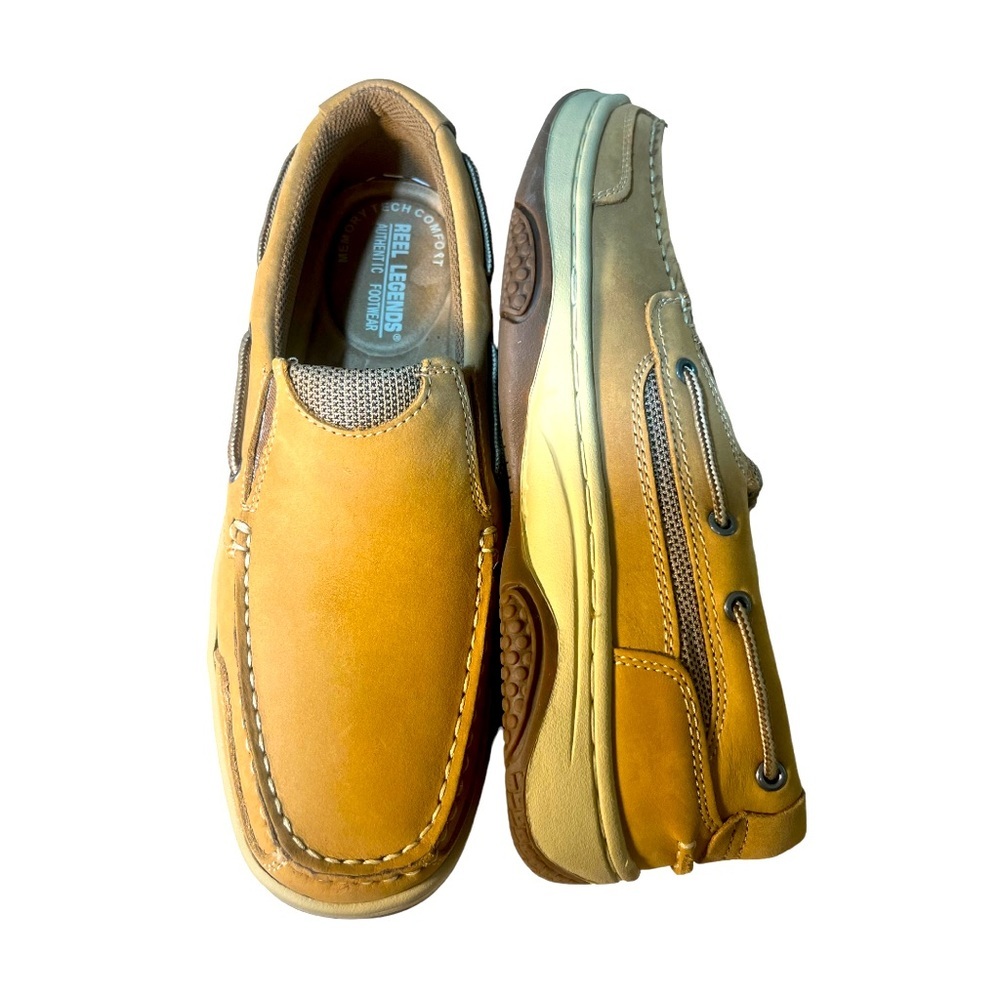 Reel  Legends tan Catamaran 
Outrigger Slip-on Casual Sport Shoe.